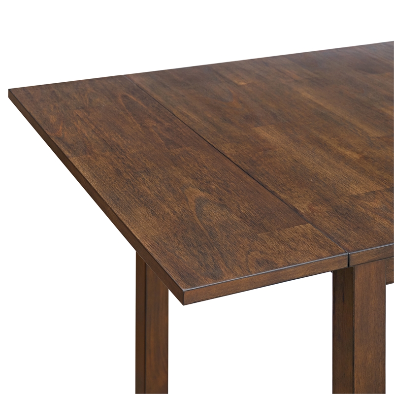 Alexa  3PC Dining Set with Drop Leaf Table in Espresso