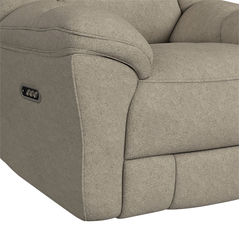 Picket House Furnishings Roy P3 Recliner zero gravity memory foam in Bama Toast