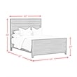 Chett Queen 3PC Bedroom Set with LED in Black