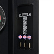 Picket House Furnishings Cyclone Dartboard Cabinet with Speaker and LED in Black