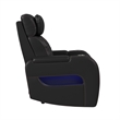Picket House Furnishings Ascend P3 Recliner w/ wireless charger pocket in Black