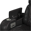 Picket House Furnishings Ascend P3 Recliner w/ wireless charger pocket in Black