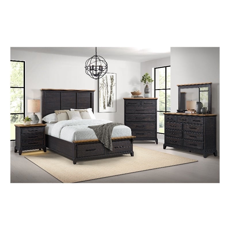 Picket House Furnishings Johnshaven  Dresser in Espresso & Brown