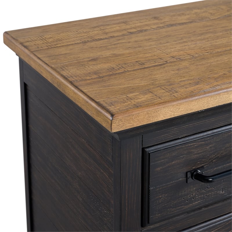 Picket House Furnishings Johnshaven Queen Storage 5PC Bedroom Set in Espresso