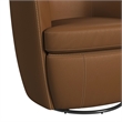 Picket House Furnishings Zenith Swivel Chair in Pebble Tan