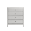 Picket House Furnishings Santino 4-Drawer Chest in White