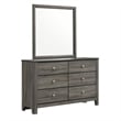 Picket House Furnishings Santino Twin Panel 5PC Bedroom Set in Grey
