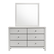 Picket House Furnishings Santino Dresser and Mirror Set in White