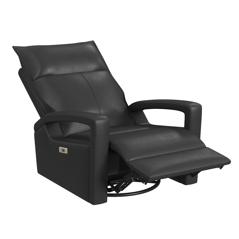 Picket House Furnishings Barnard P1 Recliner w/ Glider & Swivel in Del Mar Grey