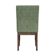 Picket House Furnishings Veronica Dining Side Chair with Avocado Fabric/Walnut