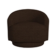 Picket House Furnishings Oasis Swivel Chair in JH Chocolate