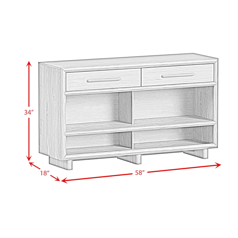 Picket House Furnishings Perth Console Table in Brown