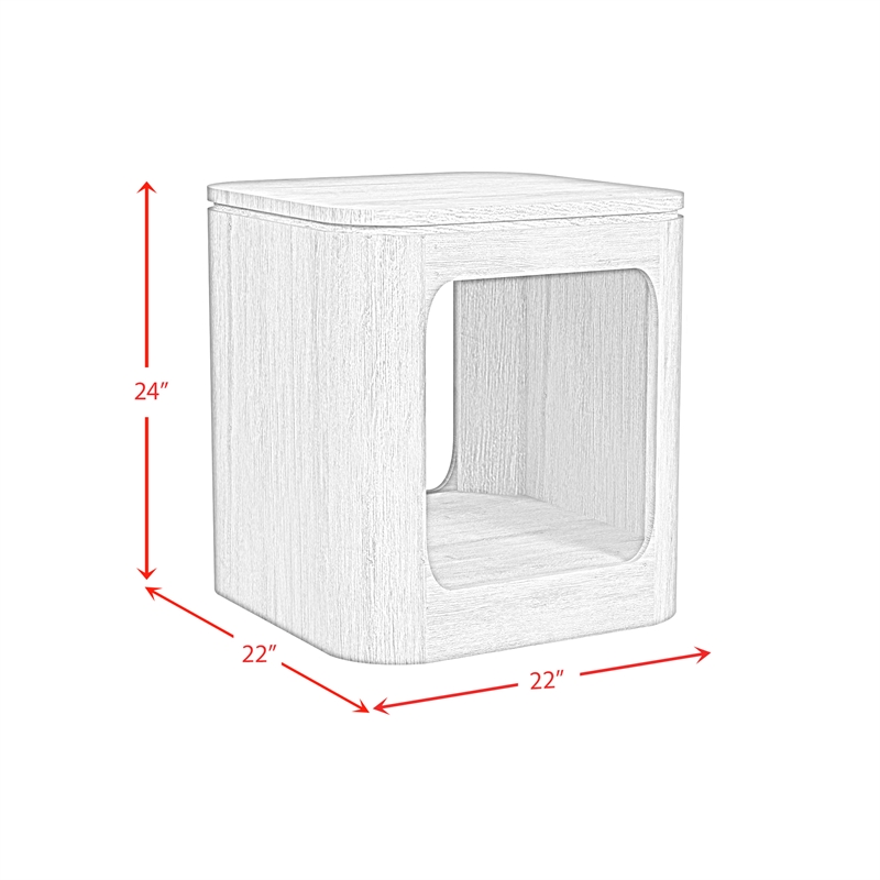 Picket House Furnishings Camelot End Table in Black
