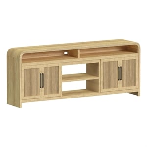 Picket House Furnishings Woodridge 82&quot TV Console without Fireplace Insert in Natural