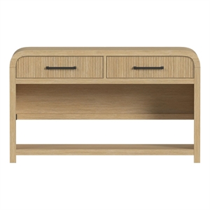 Picket House Furnishings Woodridge Sofa Table with Bottom Shelf in Natural