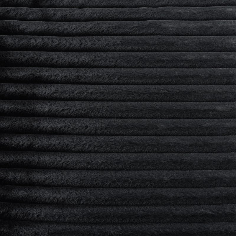 Picket House Furnishings York Chaise with Heat Massage USBC LED in Masis Black