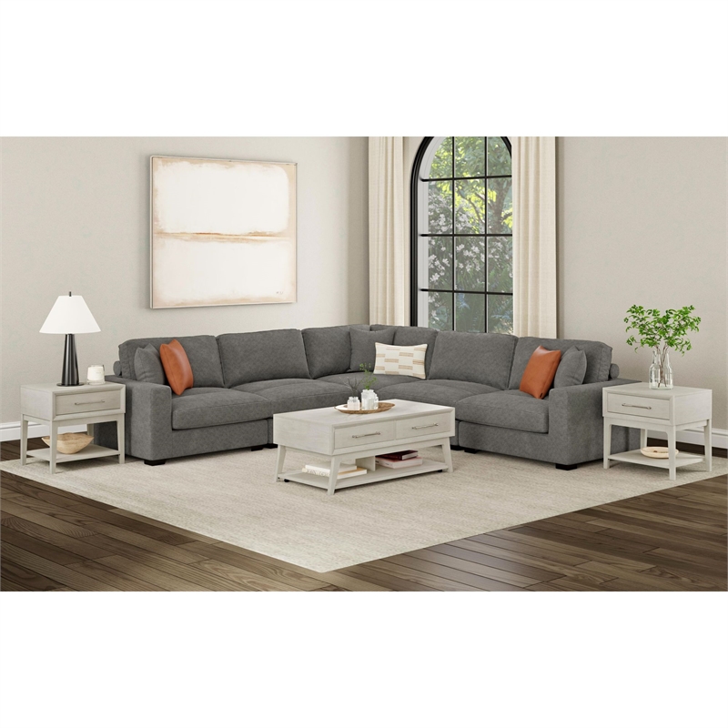Picket House Furnishings Clare Coffee Table with Casters in Almond