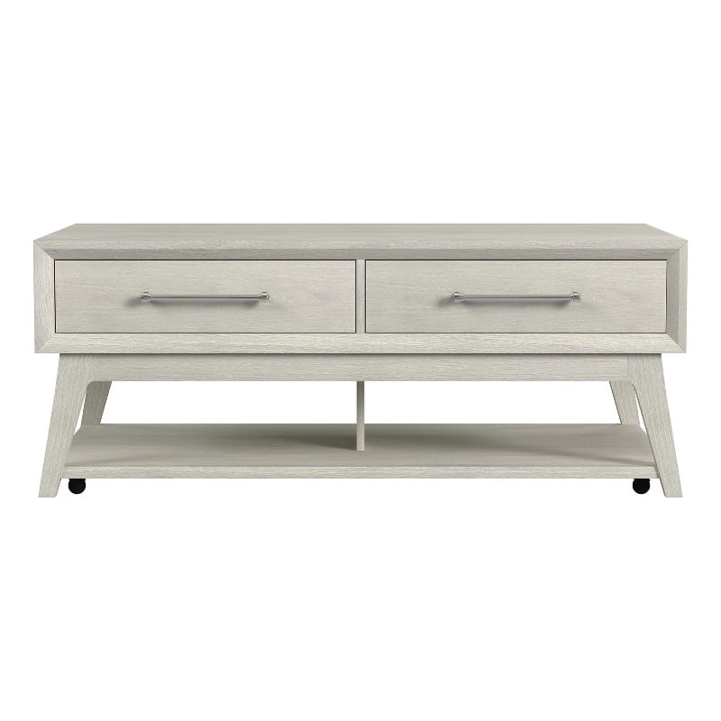 Picket House Furnishings Clare Coffee Table with Casters in Almond
