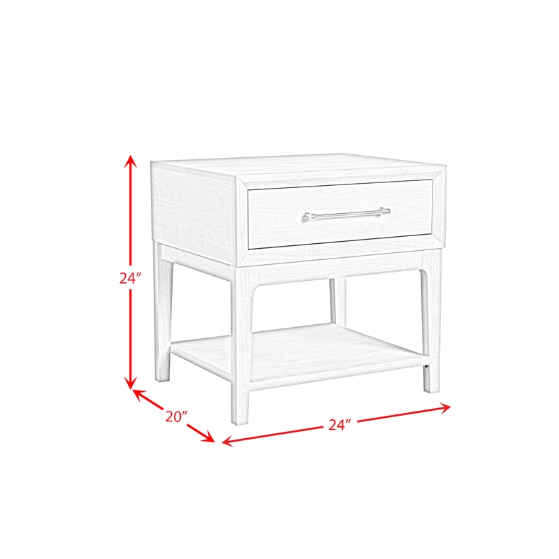 Picket House Furnishings Clare End Table in Almond