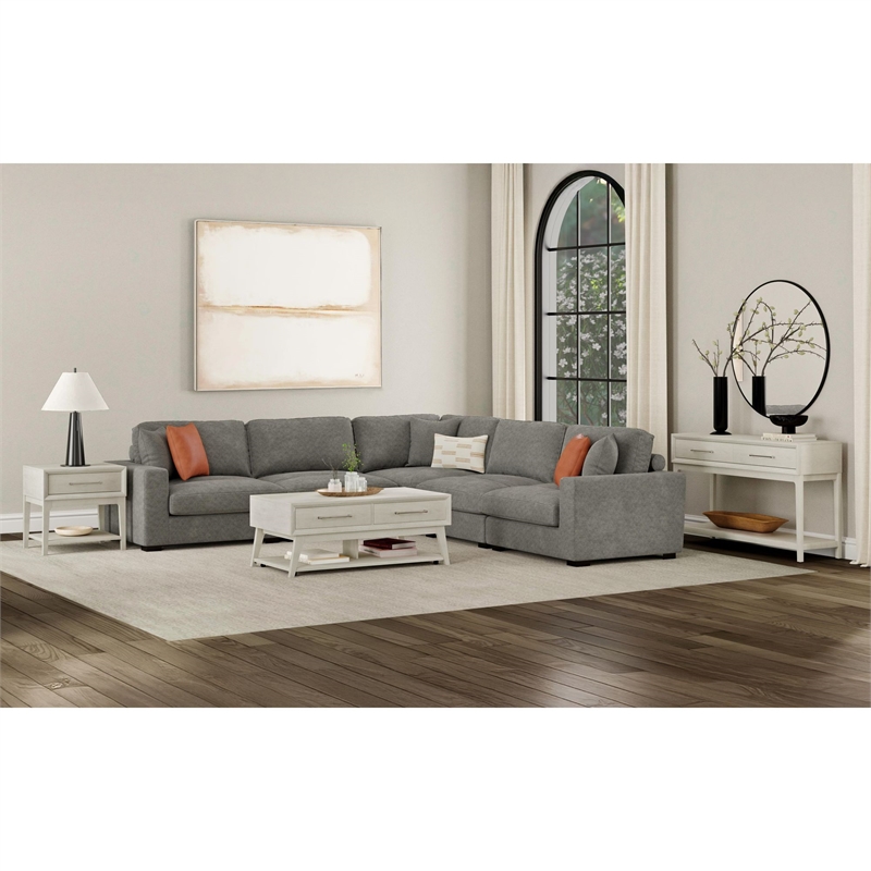 Picket House Furnishings Clare Sofa Table in Almond