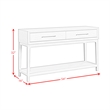 Picket House Furnishings Clare Sofa Table in Almond