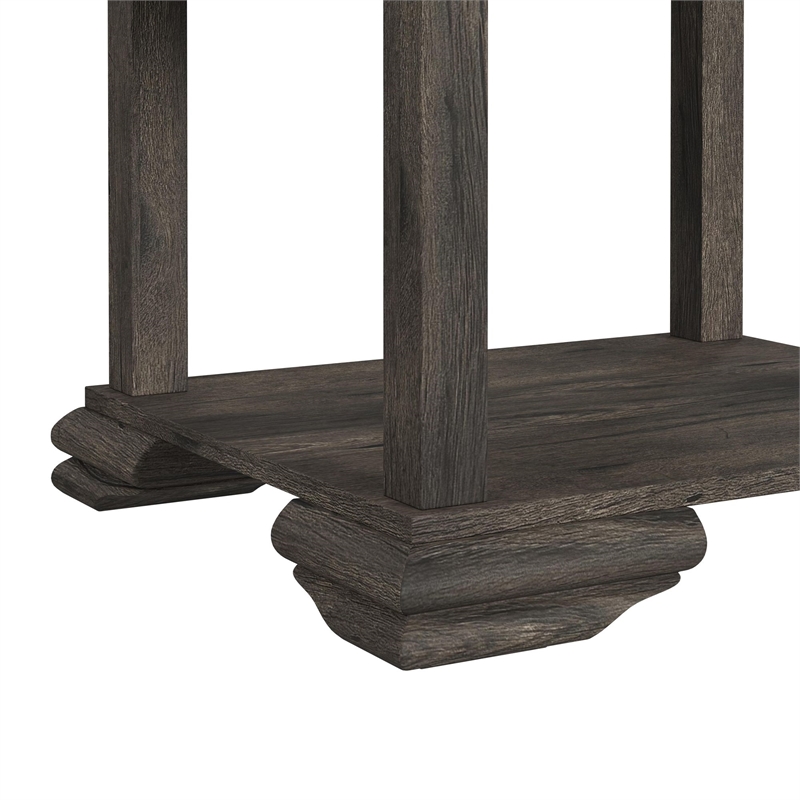 Picket House Furnishings Hyde End Table in Charcoal