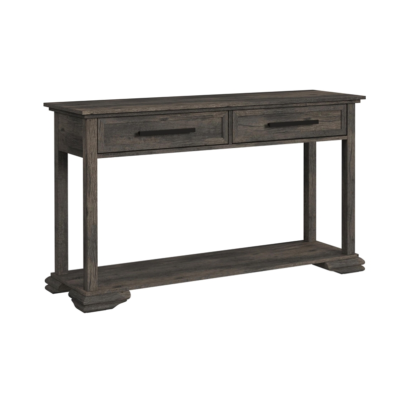 Picket House Furnishings Hyde Sofa Table in Charcoal