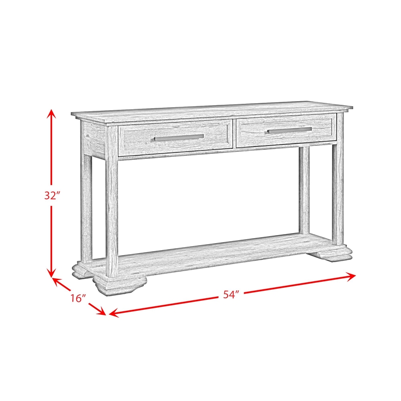 Picket House Furnishings Hyde Sofa Table in Charcoal