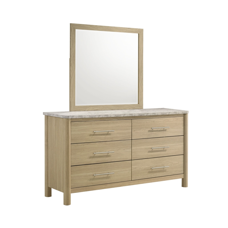 Picket House Furnishings Joanna King 5PC Bedroom Set in Natural