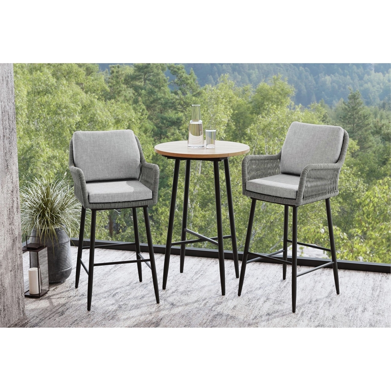 Picket House Furnishings Orlando Bar Table in Black