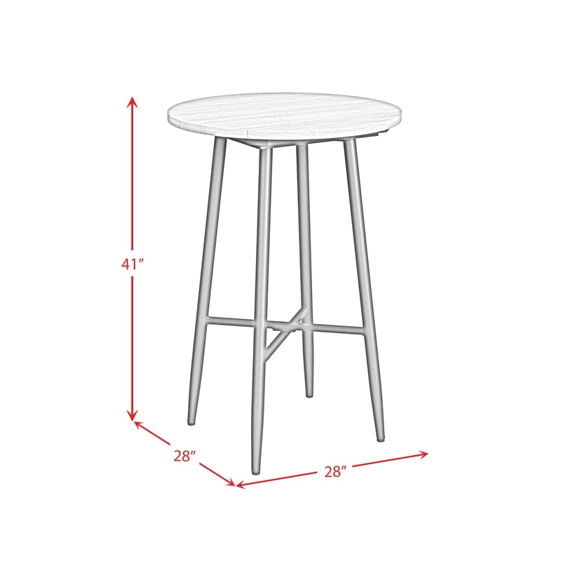 Picket House Furnishings Orlando Bar Table in Black