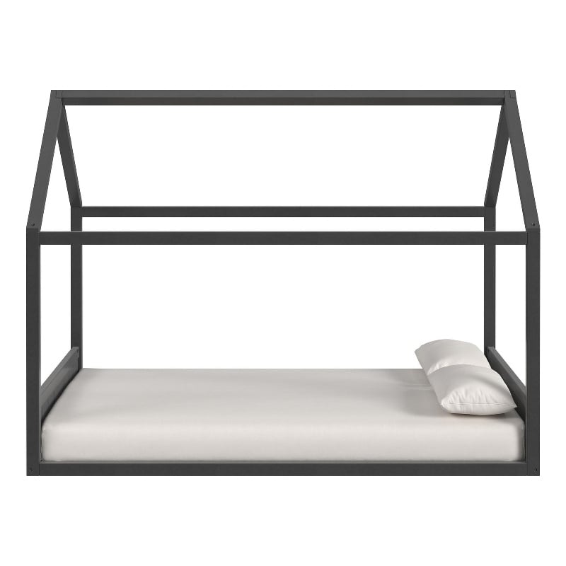Picket House Furnishings Santino Full Montessori Bed in Grey