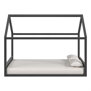 Picket House Furnishings Santino Full Montessori Bed in Grey
