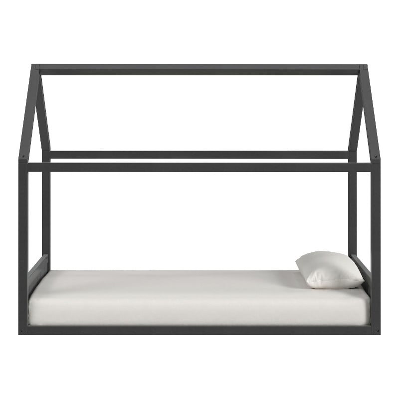 Picket House Furnishings Santino Twin Montessori Bed in Grey