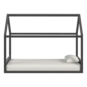 Picket House Furnishings Santino Twin Montessori Bed in Grey