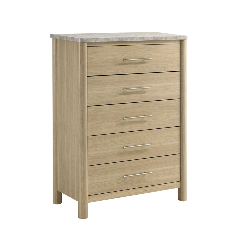 Picket House Furnishings Joanna Full 5PC Bedroom Set in Natural