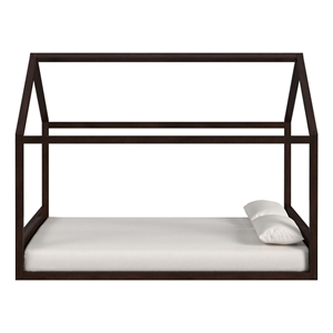 Picket House Furnishings Santino Full Montessori Bed in Espresso