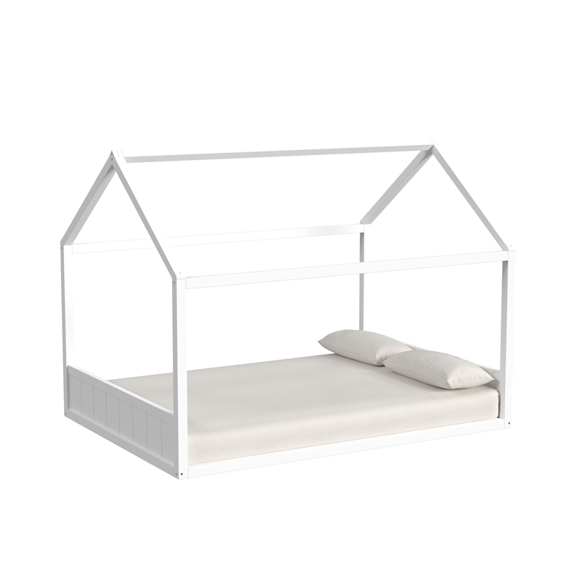 Picket House Furnishings Santino Full Montessori Bed in White