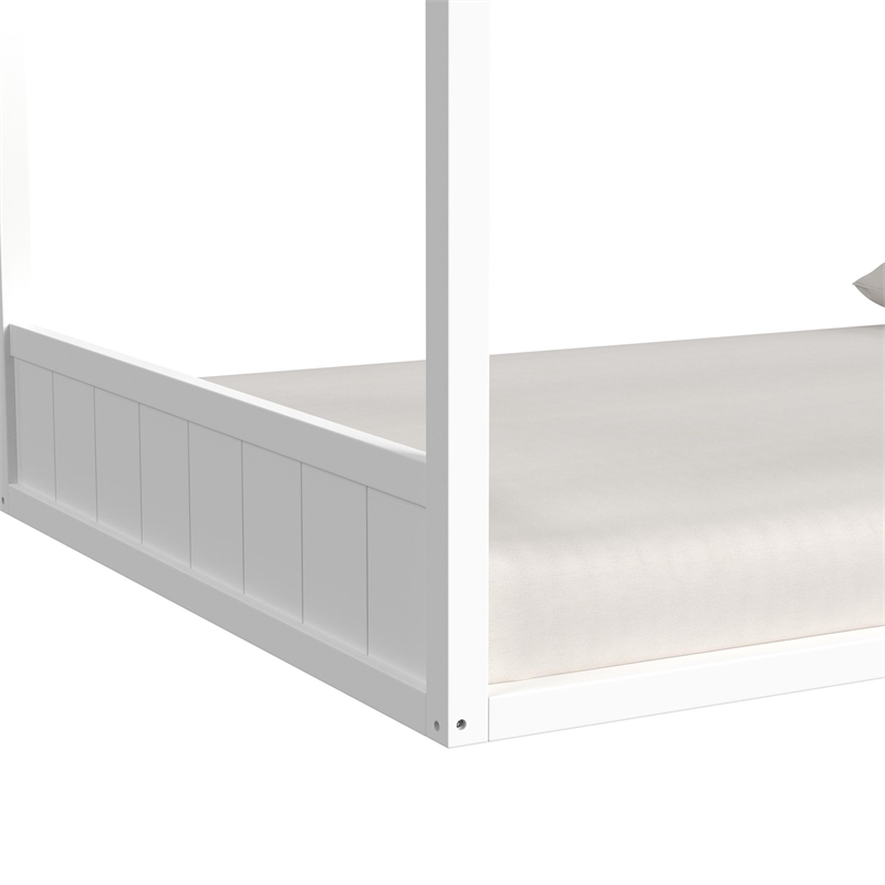 Picket House Furnishings Santino Full Montessori Bed in White