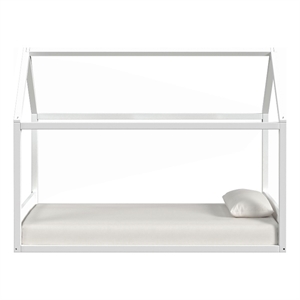 Picket House Furnishings Santino Twin Montessori Bed in White