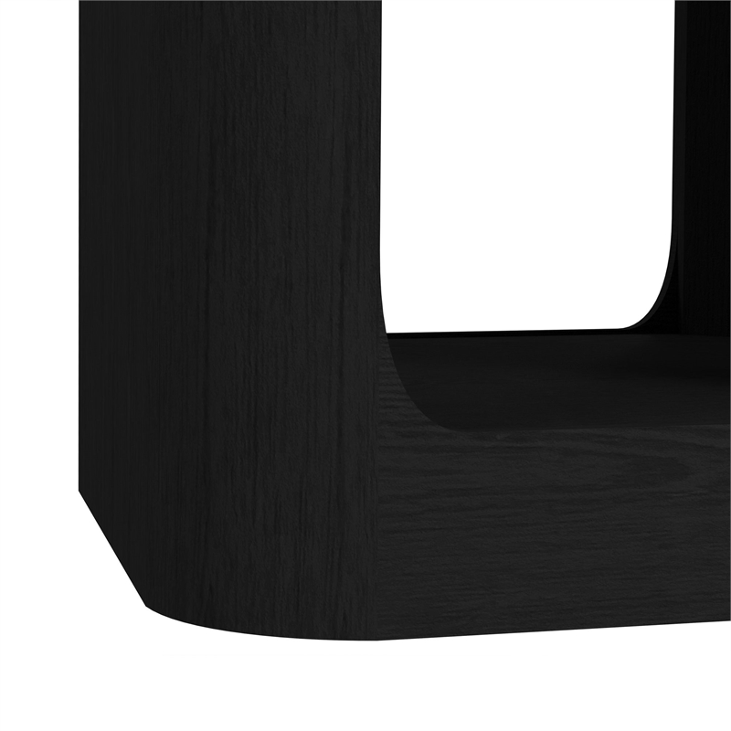 Picket House Furnishings Camelot 3PC Occasional Table Set in Black-Coffee Table & Two End Tables