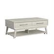 Picket House Furnishings Clare 3PC Occasional Table Set in Almond-Coffee Table & Two End Tables