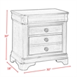 Picket House Furnishings Conley Cherry Queen Sleigh 4PC Bedroom Set