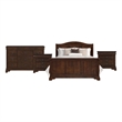 Picket House Furnishings Conley Cherry Queen Sleigh 4PC Bedroom Set