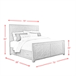 Picket House Furnishings Dex King Platform Storage 3PC Bedroom Set