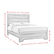 Picket House Furnishings Grayson Full 3PC Bedroom Set