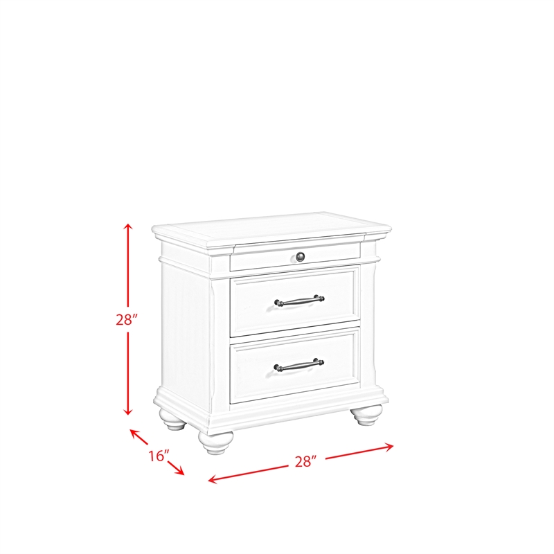 Picket House Furnishings Brooks Queen Platform Storage 5PC Bedroom Set