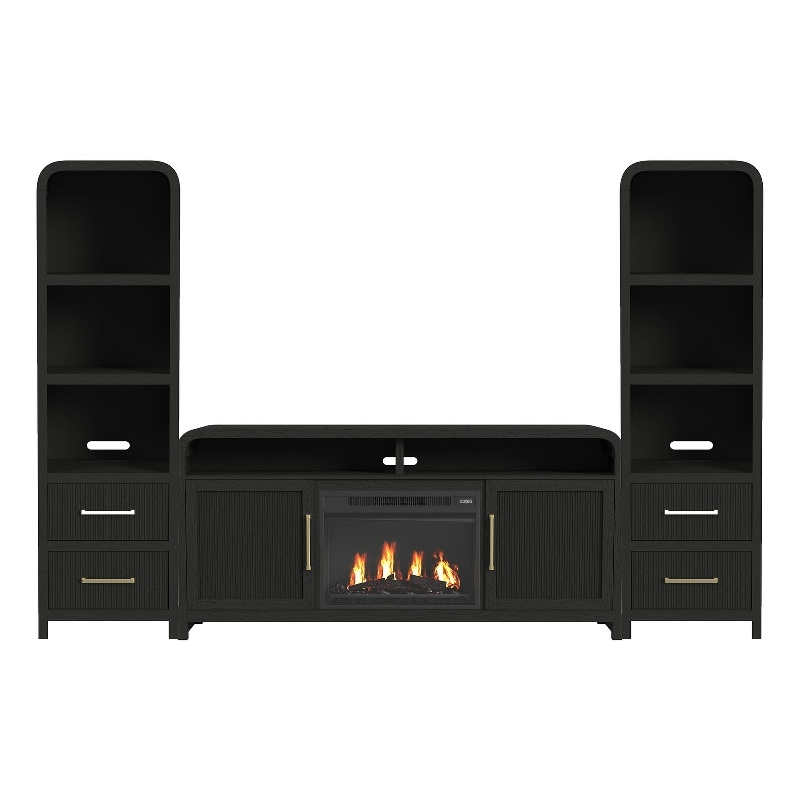 Picket House Furnishings Woodridge 4PC Entertainment Unit With 70