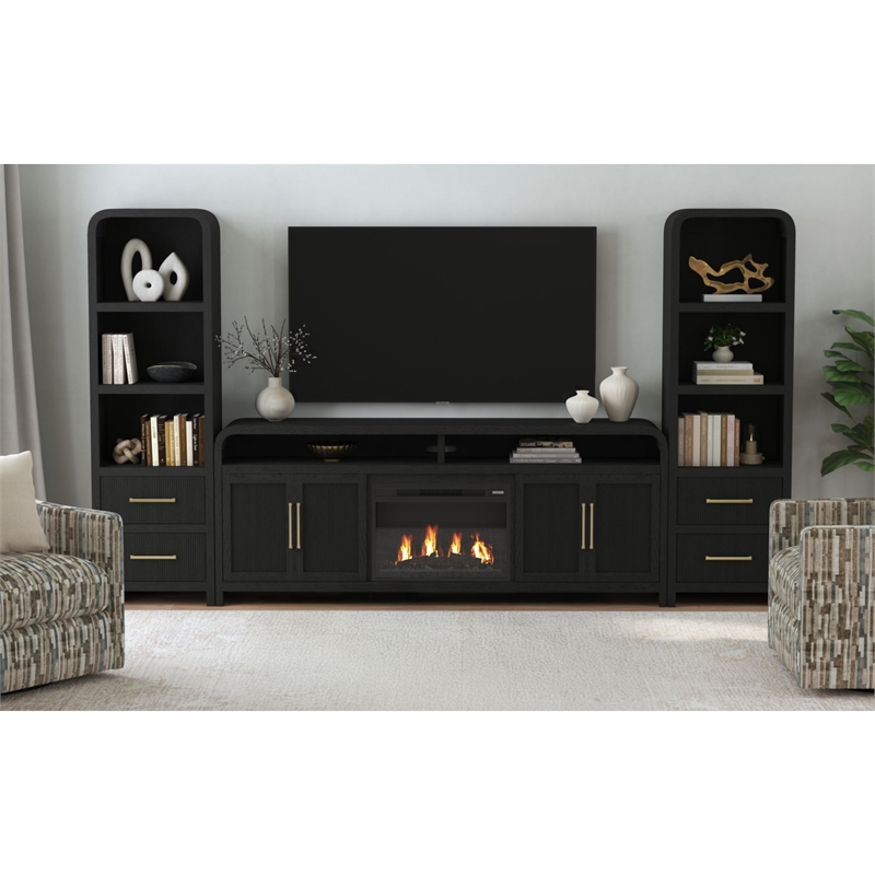 Picket House Furnishings Woodridge 4PC Entertainment Unit With 82