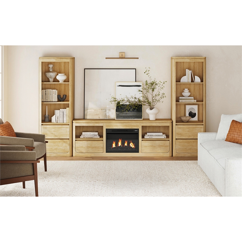 Picket House Furnishings Camelot 4PC Entertainment Unit With 71